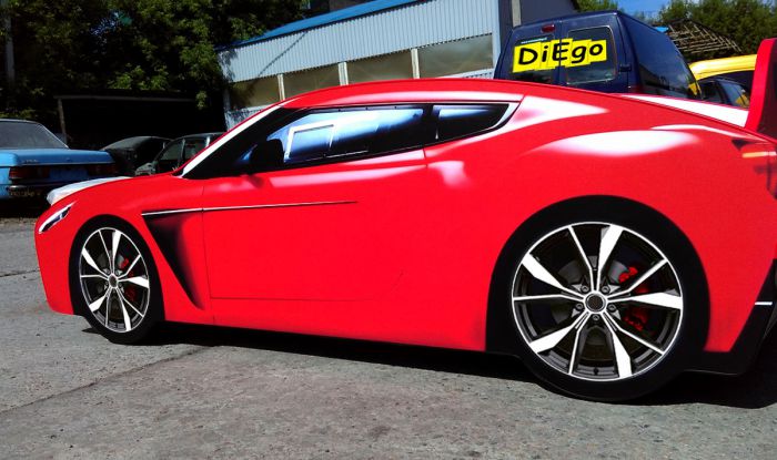 Лiжко машина Aston Red
