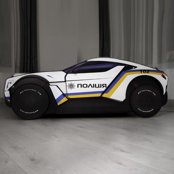Ліжко машина Allroad Поліція UA для дітей