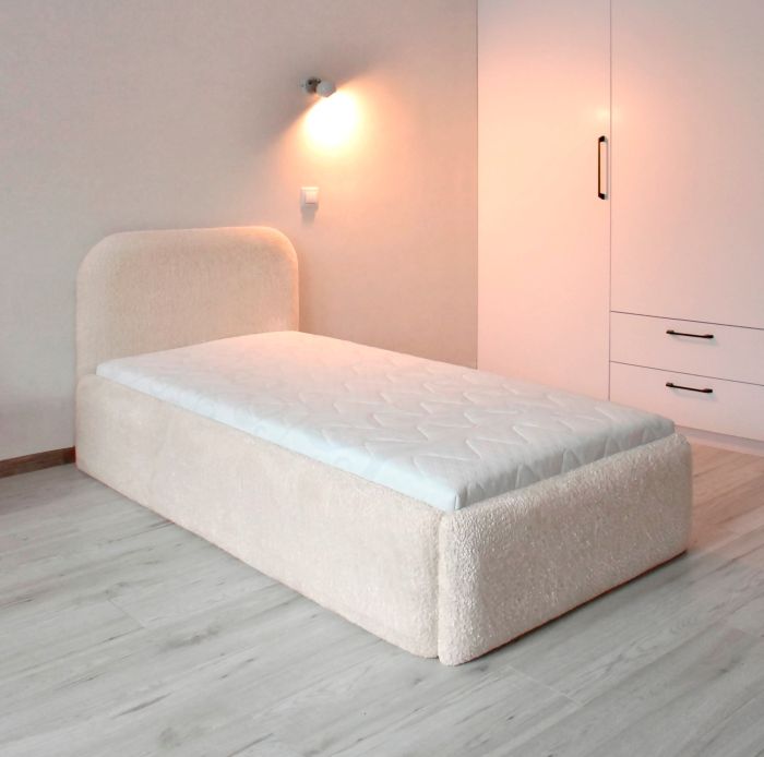 Детская мягкая кровать Diego Cream