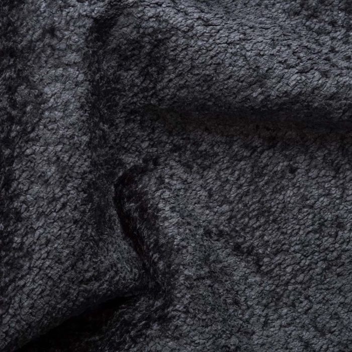 Детская мягкая кровать Diego Black & Silver