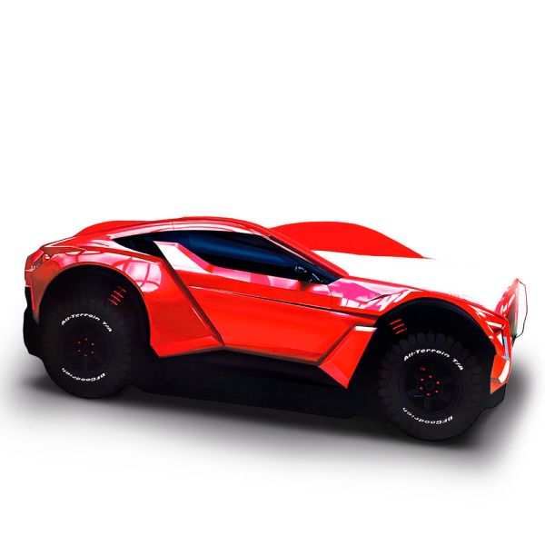 Ліжко машина Allroad червоне